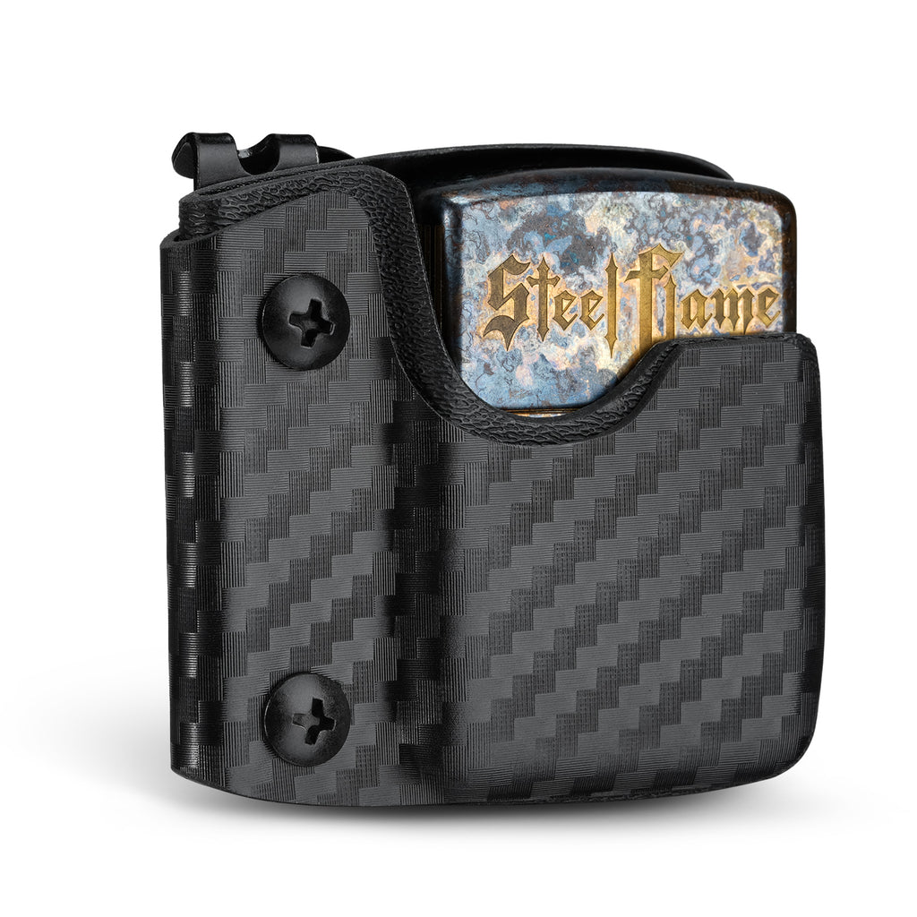 Carbon Fiber Zippo Lighter Case