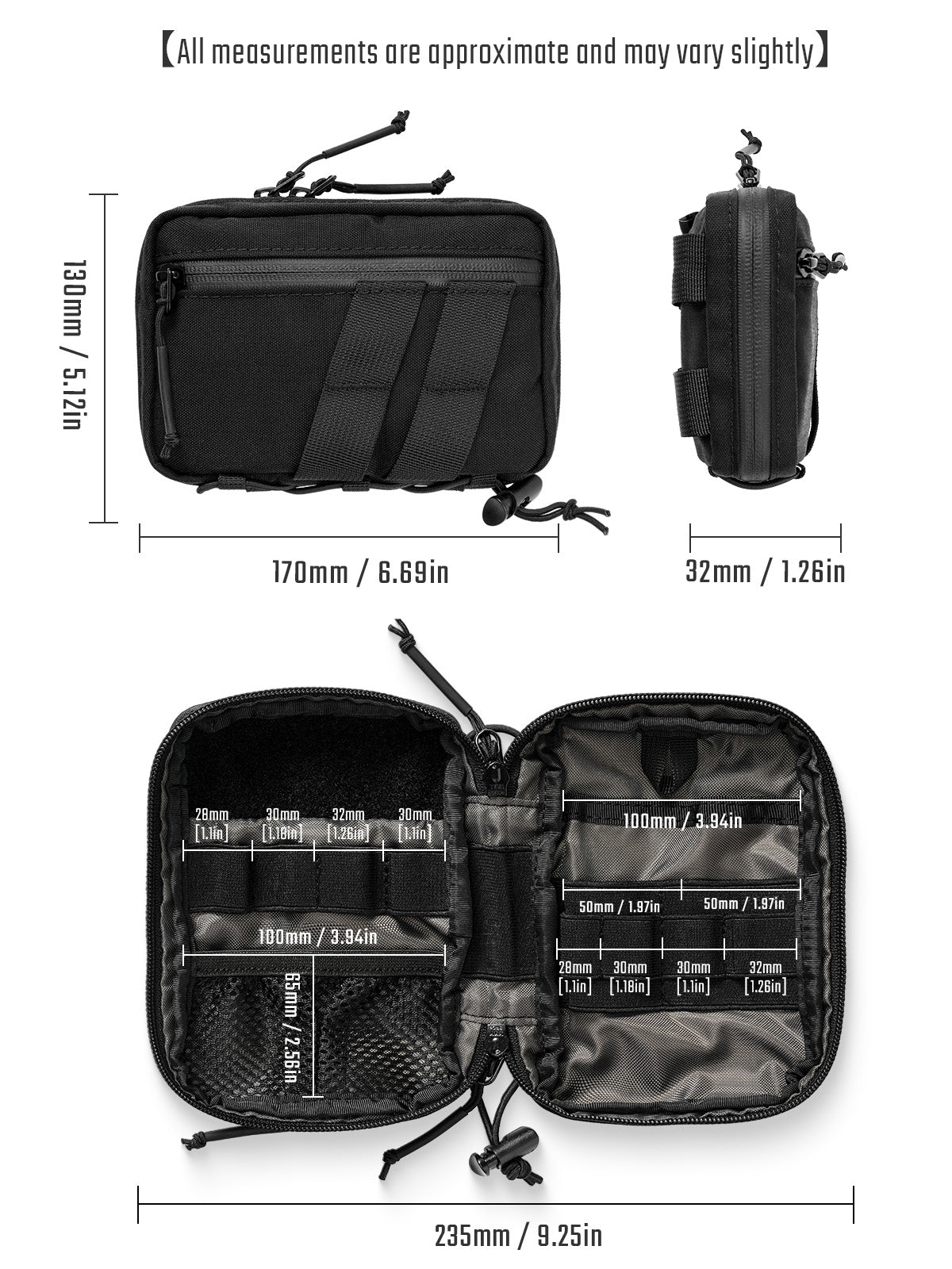 Block E6.0 Portable Tool Pouch (X-PAC)- As Featured on Kickstarter