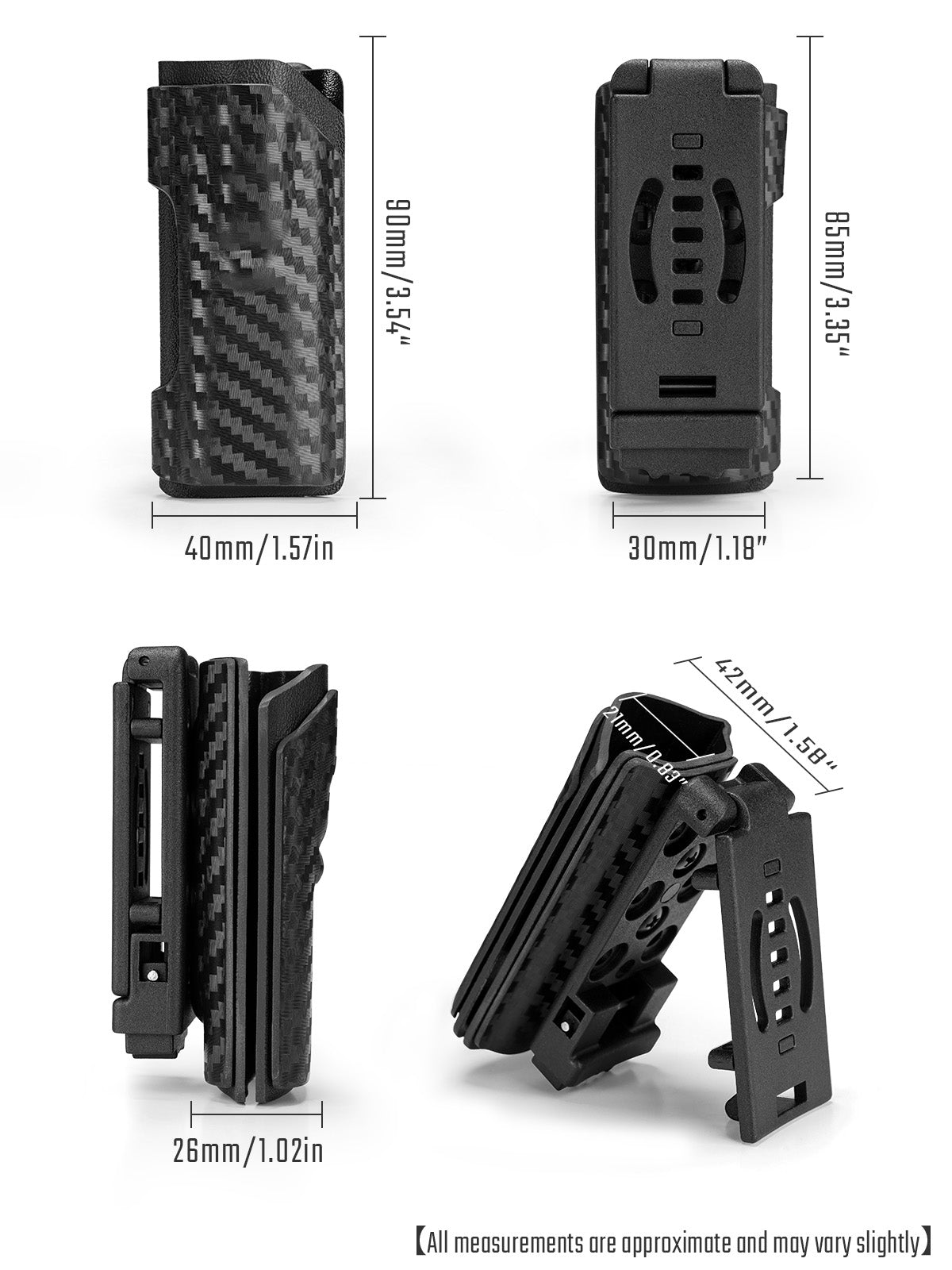 TX4 Flashlight Sheath for OLIGHT Arkfeld Flat Flashlight