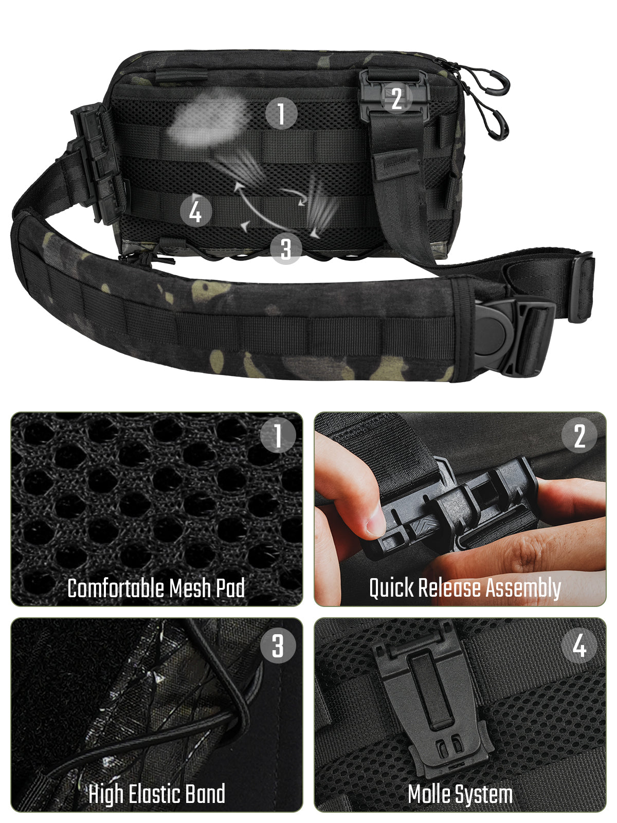 Cache L3 EDC Shoulder Bag （X-Pac）