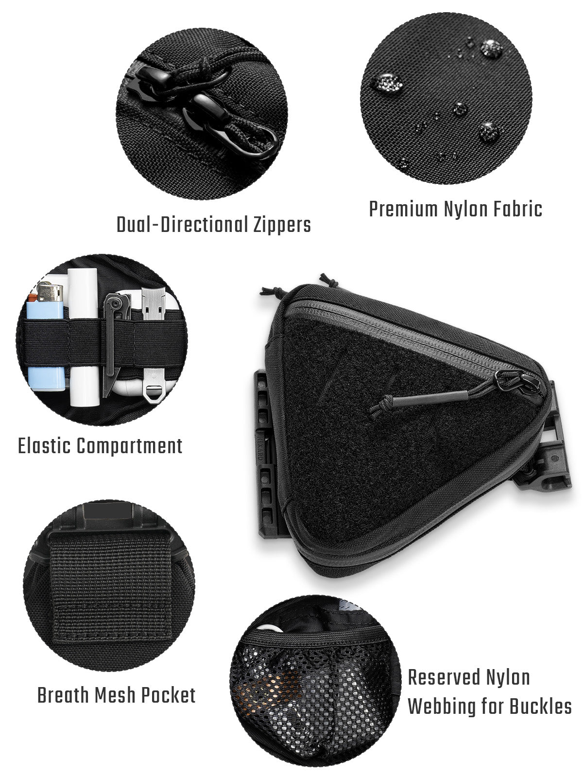 Storage A8 Triangle Pouch(X-PAC)- As Featured on Kickstarter