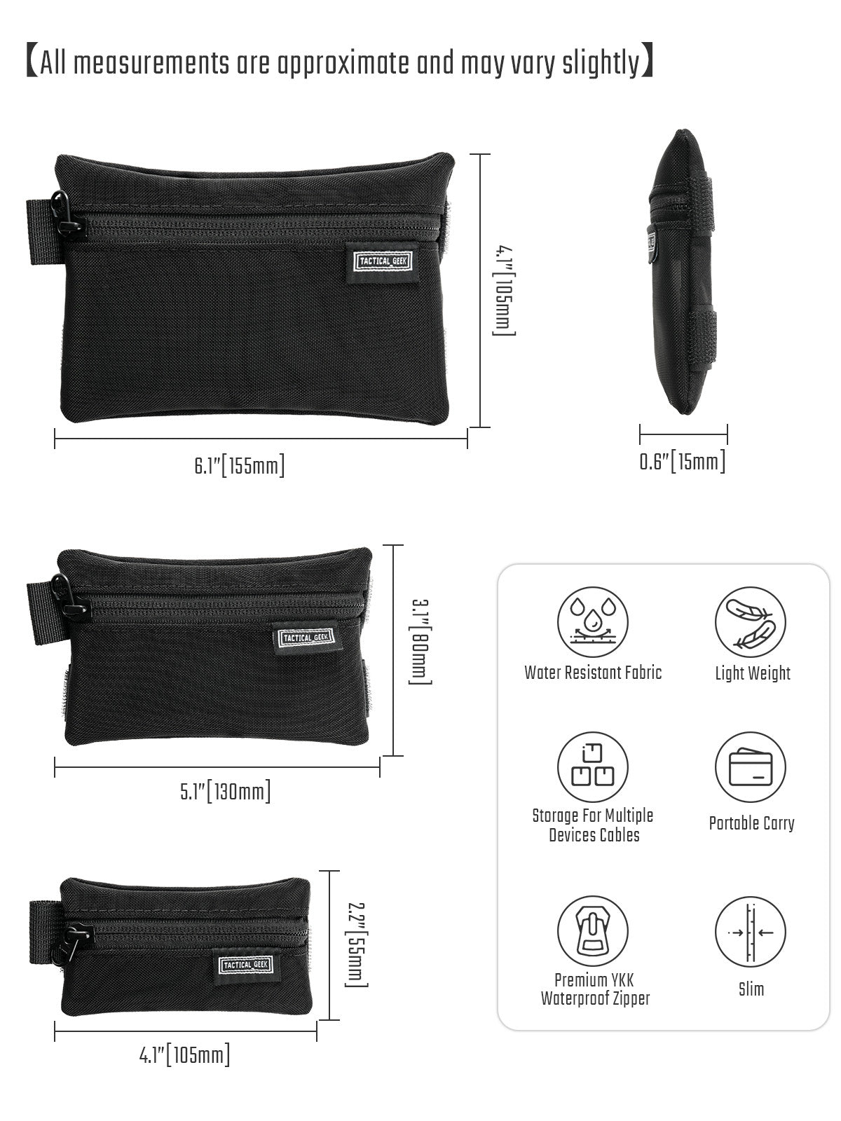 Storage A5 EDC Storage Pouch Set