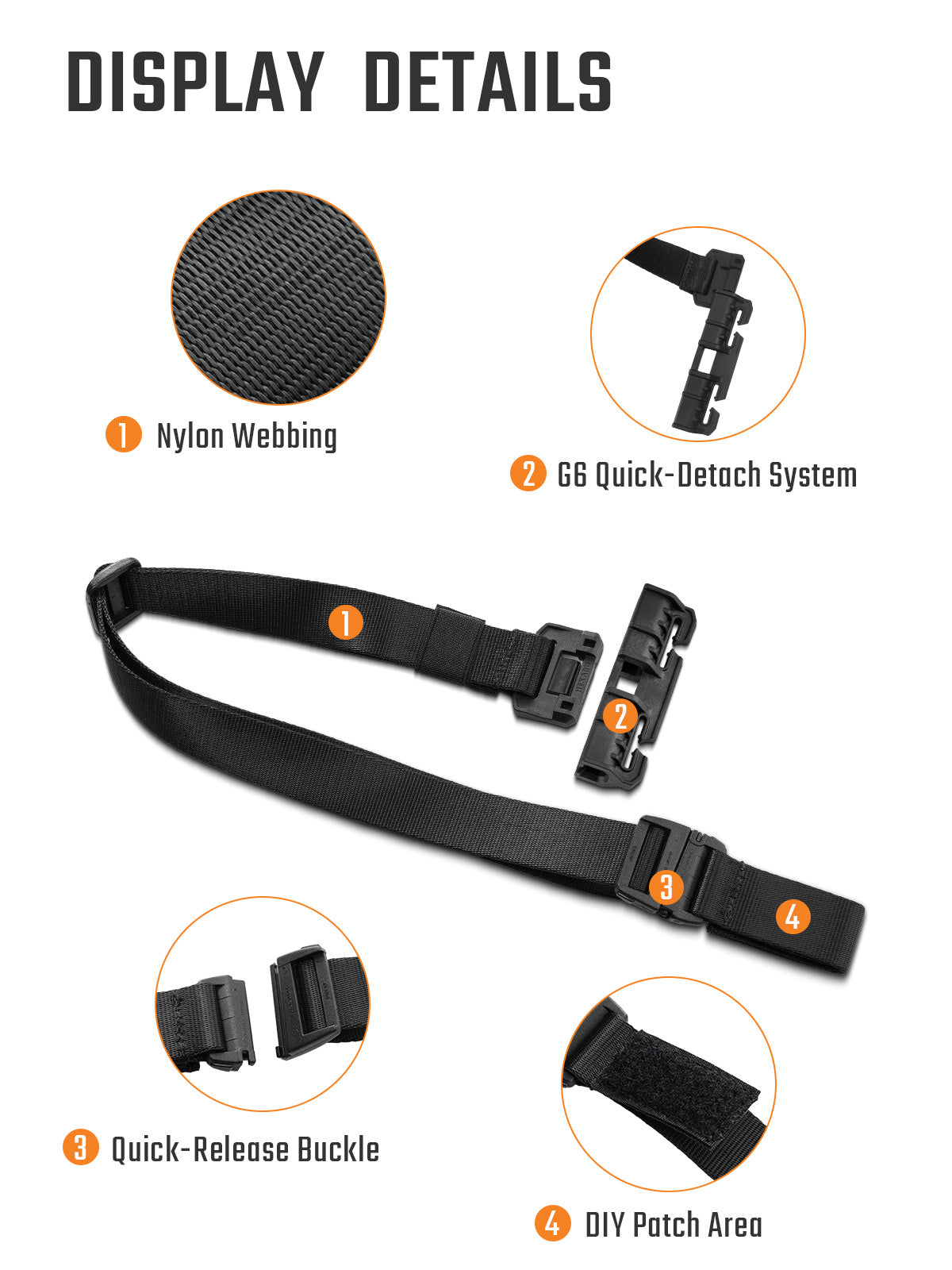 TGBelt7 Backpack Stabilization Strap