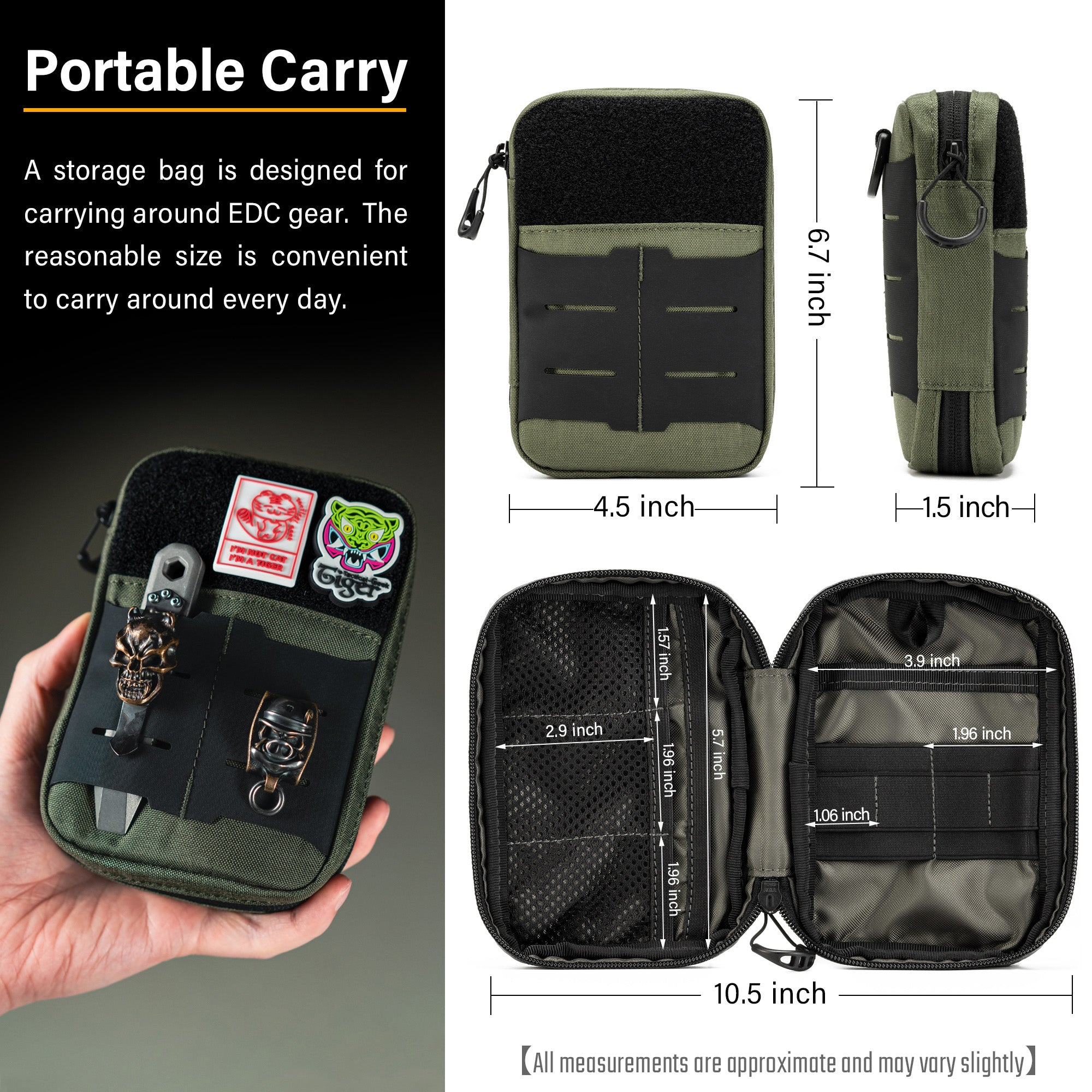 Block E 2.0 Multifunctional EDC storage pouch