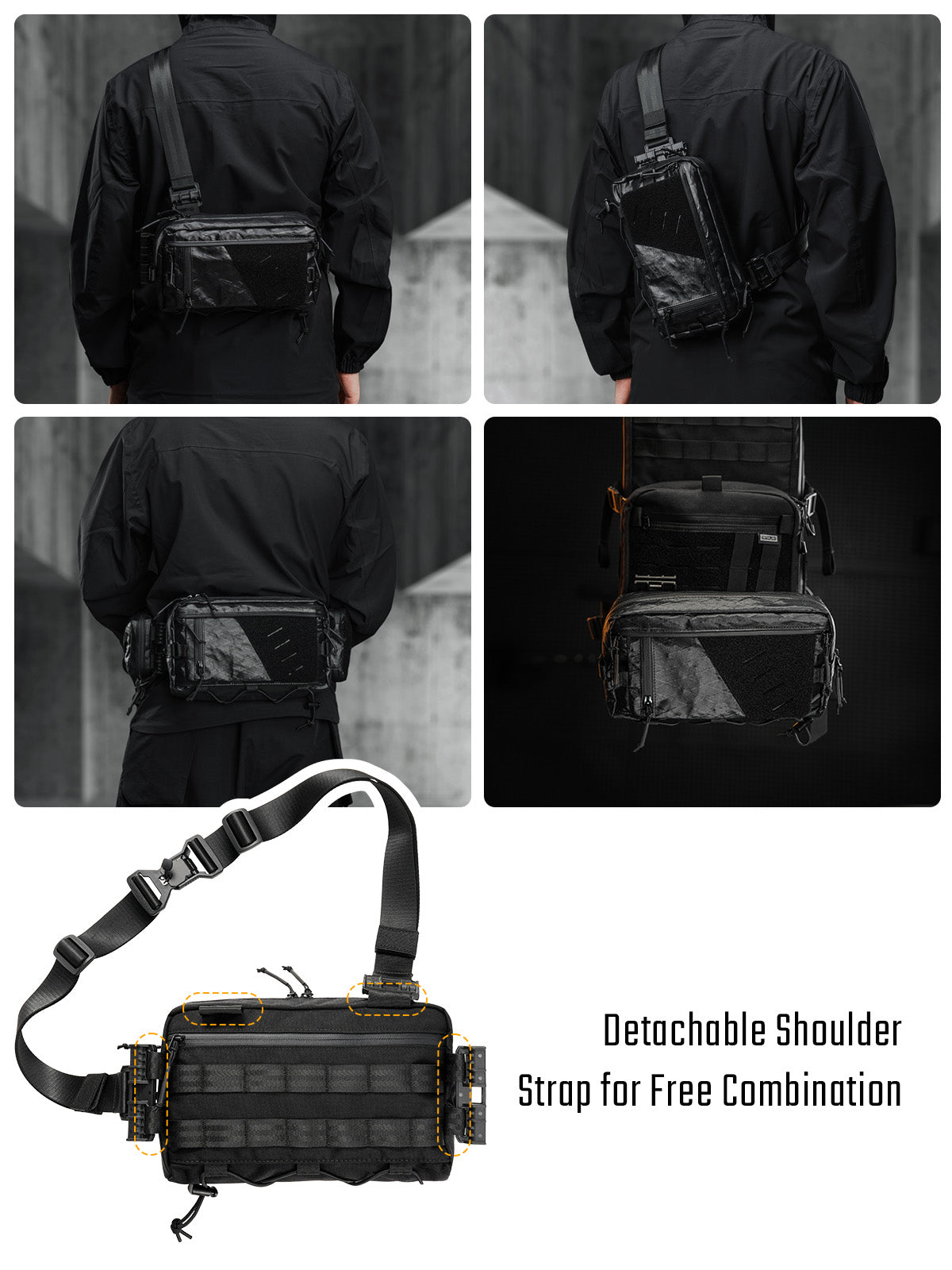 Cache L6 EDC Shoulder Bag （X-PAC）- As Featured on Kickstarter