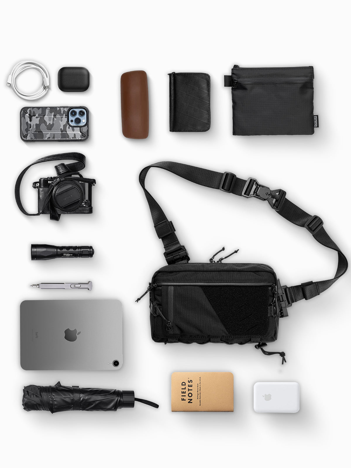 Cache L6 EDC Shoulder Bag （X-PAC）- As Featured on Kickstarter