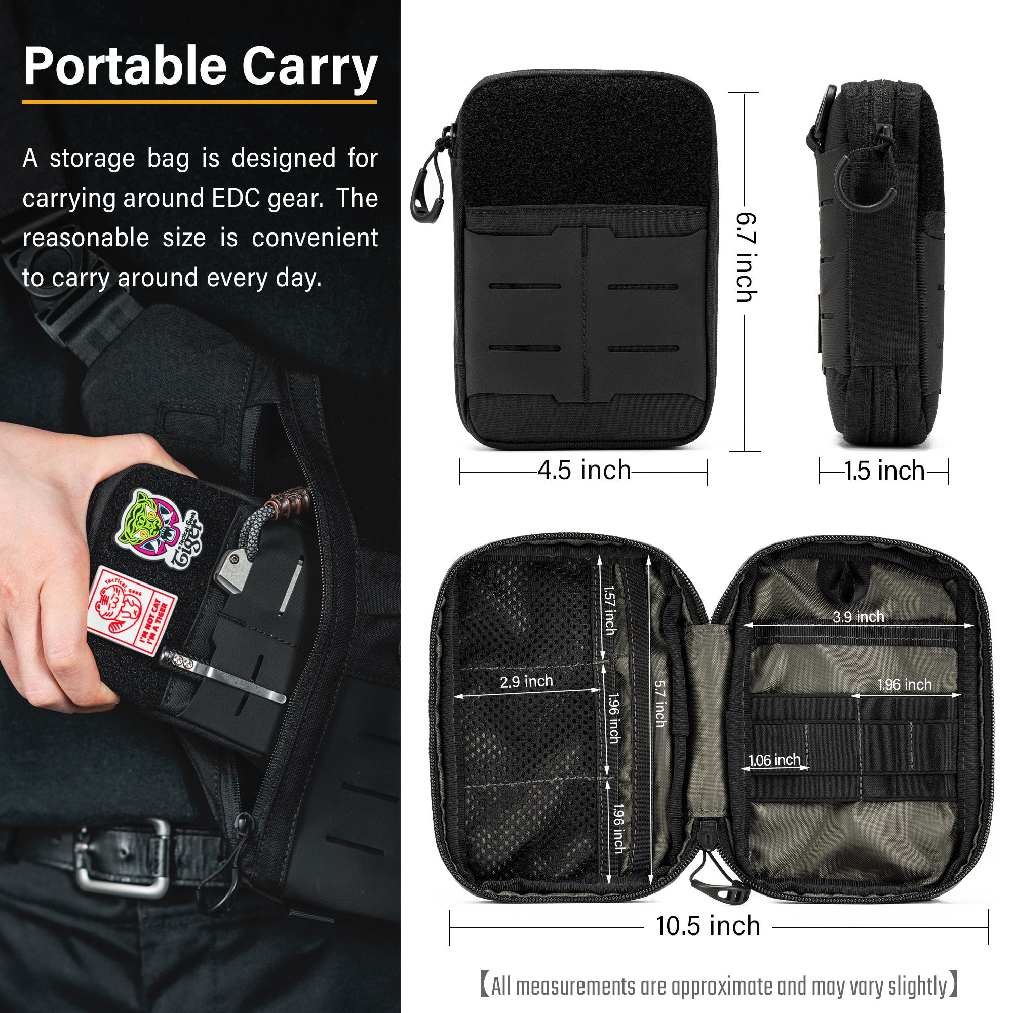 Block E 2.0 Multifunctional EDC storage pouch