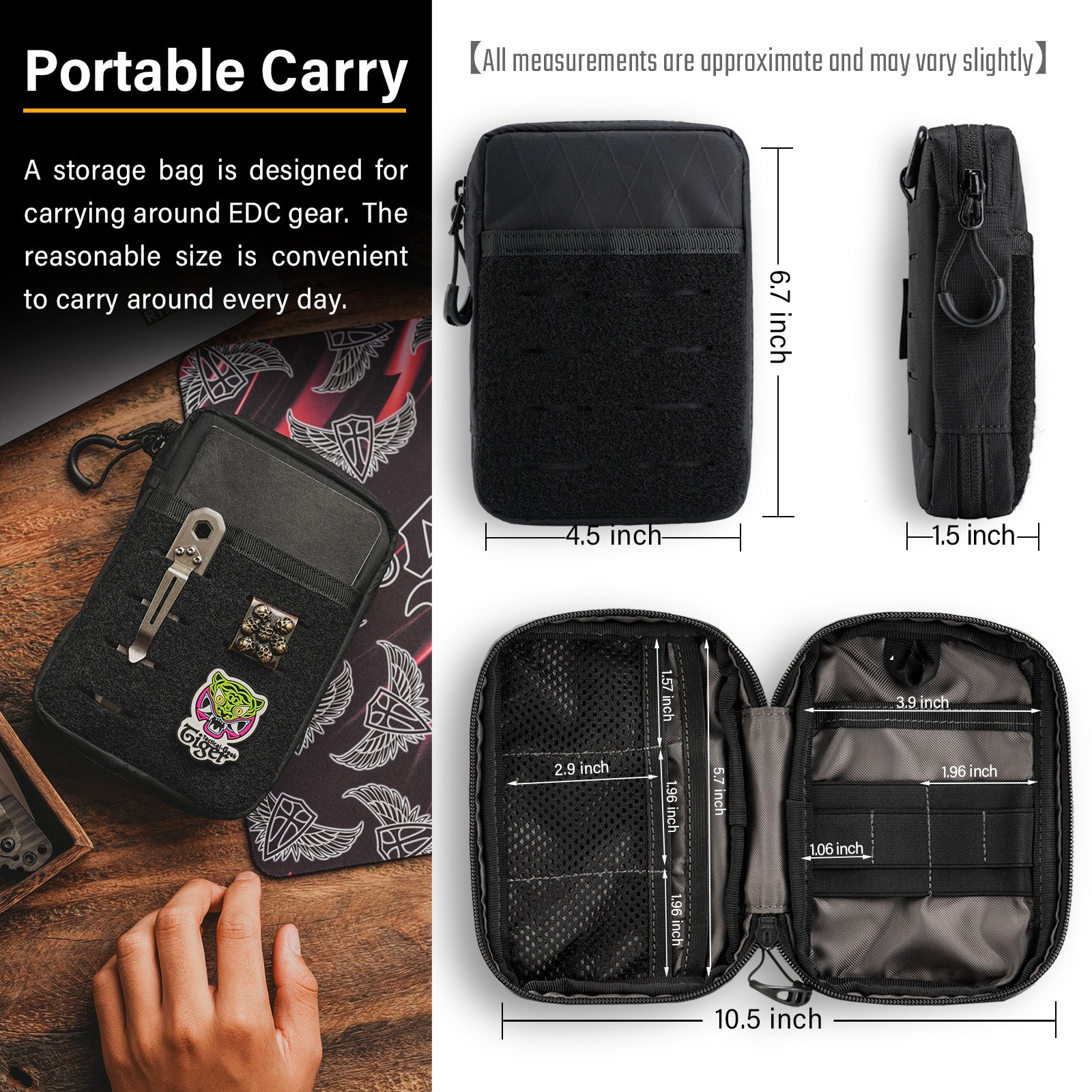 Block E3.0 Portable Tool Pouch (X-PAC)