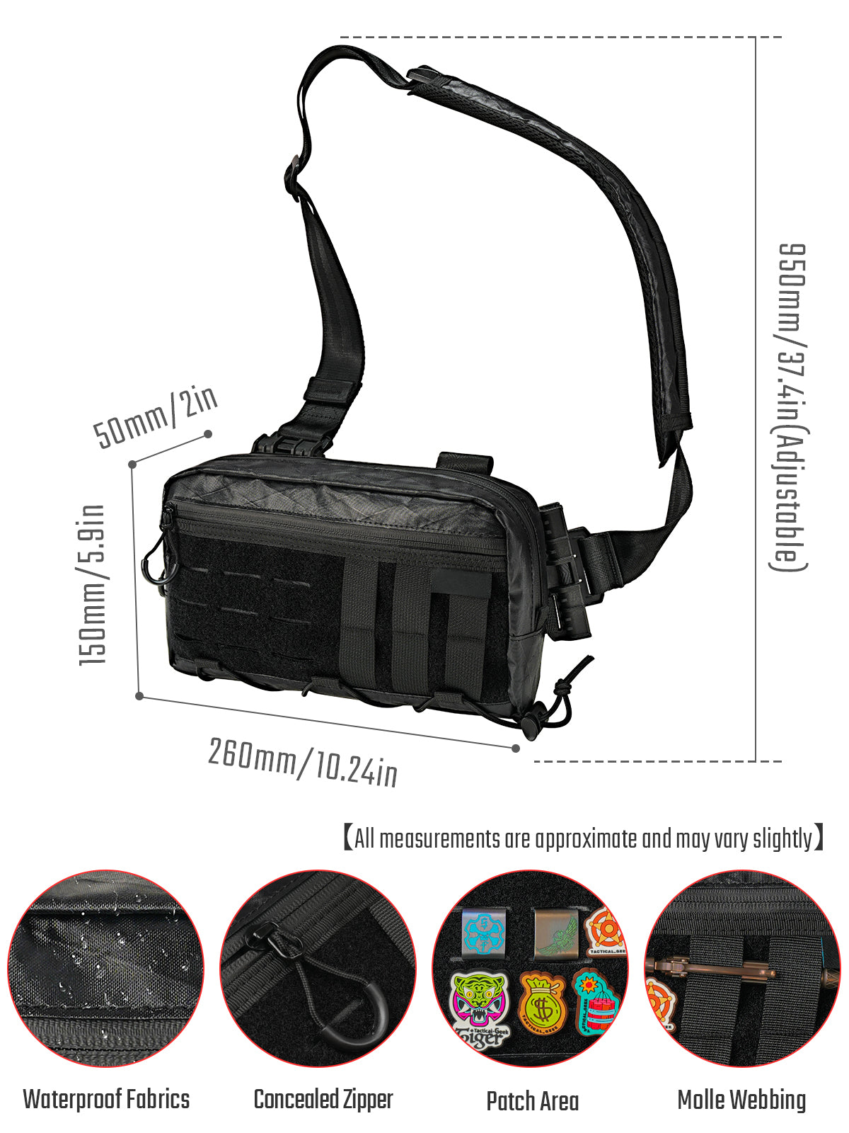 Cache L3 EDC Shoulder Bag （X-Pac）