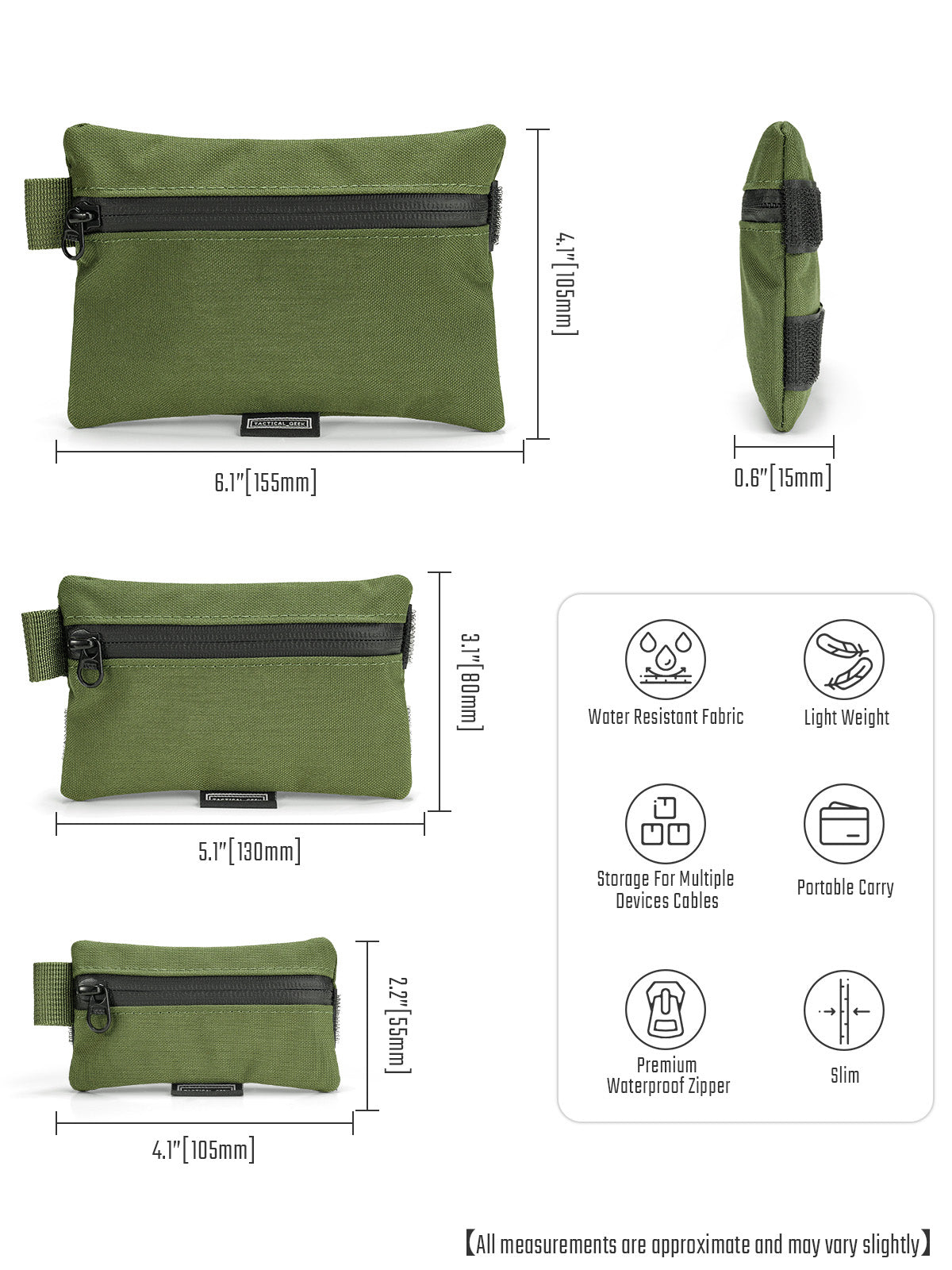 Storage A5 EDC Storage Pouch Set